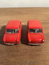 Set of 2 x Vintage Corgi Mini Cooper 1 Diecast Model Cars