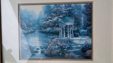 Thomas Kinkade The Garden of Prayer Framed/mounted signed free P&P