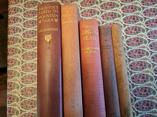 Five vintage fox - fox, hunting