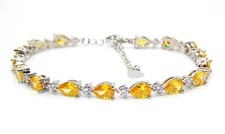 Silver Yellow Sapphire &