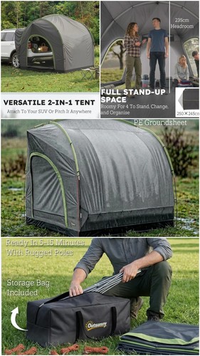 Outsunny car tent - tent, 2.35m