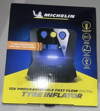 MICHELIN TYRE INFLATOR 12v Programmable Fast Flow Digital Pump 27266 Latest Mod