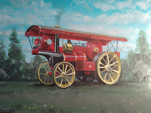 Original painting steam - ',