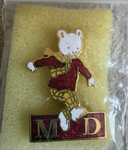 Rupert bear charity - rupert, badge