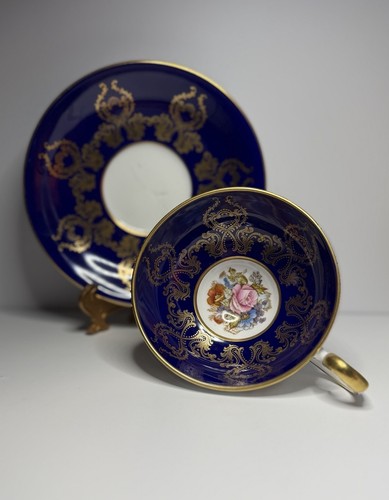 Aynsley england gold cobalt - gold, on