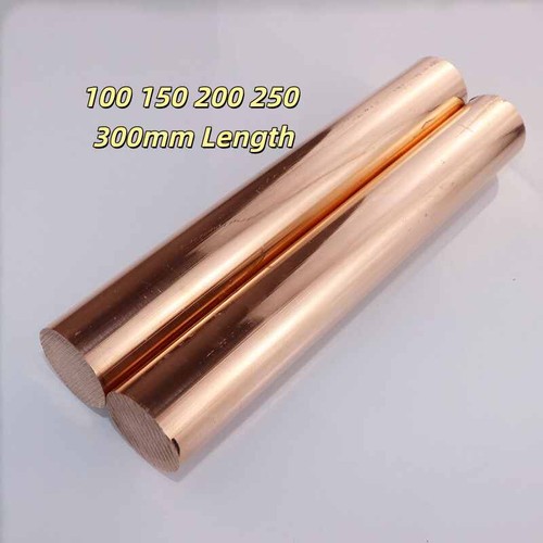 Copper round solid rod bar - round,