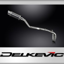 Suzuki DRZ400E 2000-2009 Delkevic Full Exhaust 200mm Round Carbon Silencer Can
