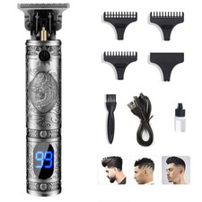 Professional Men Hair Clippers Trimmer Machine Cordless Beard Electric Shaver