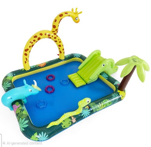 Costway jungle inflatable play - costway,
