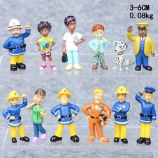 12Pcs Fireman Sam 3-6cm Action