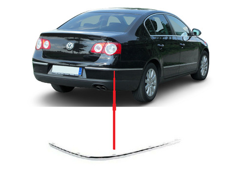 New rear bumper chrome - new,