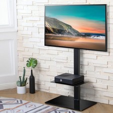 Swivel Floor TV Stand with