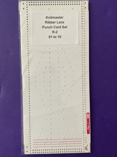Knitmaster 24st punchcard set - ,