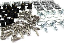 Ducati 748 916 996 998 Dzus Fasteners & Stainless Steel Fairing Screen Bolt Kit