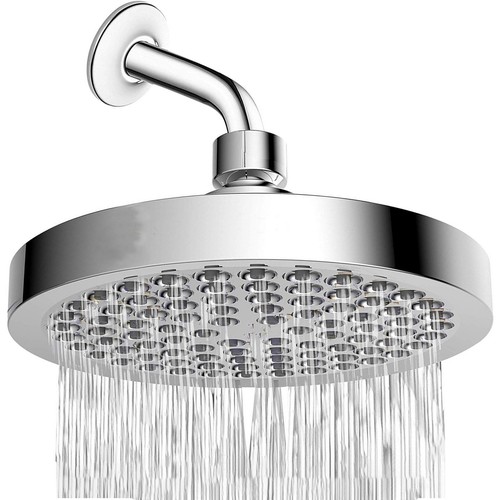 Fixed round shower head - shower, 6-inch