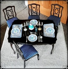 💙💙💙 Vintage Sindy Pedigree Dining Table and Chairs Set. Rare!!! 💙💙💙