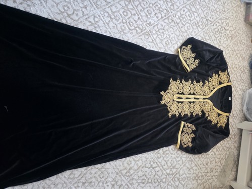 Moroccan kaftan velvet abaya - moroccan,