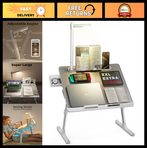 Adjustable laptop bed tray - bed,