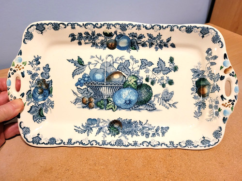 Mason ironstone blue fruit - mason's,
