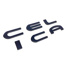 BDTrims | Black Rear Bumper letters for Toyota Celica ABS Plastic Inserts