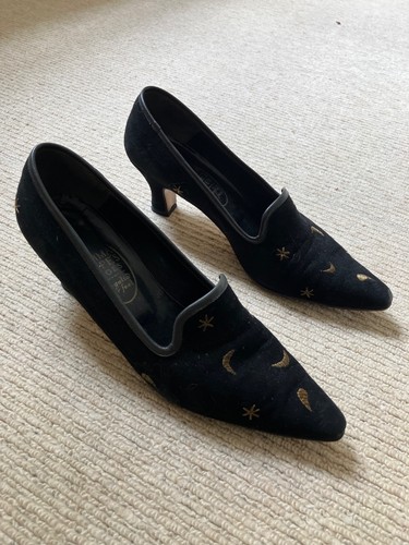Emma hope vintage black - black, suede