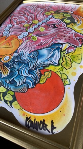 Hand drawn artwork - a4, coloured