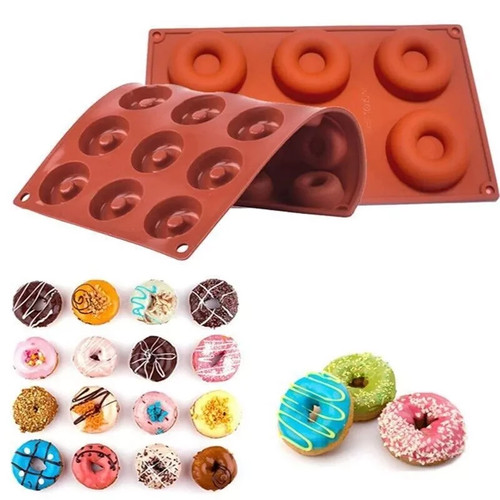 Silicone donut baking - silicone,