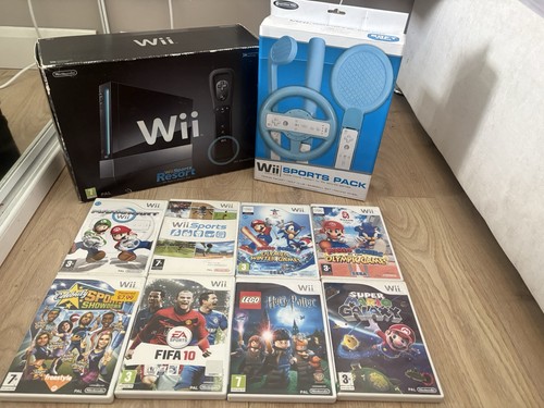 Nintendo wii rvl 001 black - rvl-001,