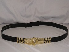 Vintage Judith Leiber Genuine Reptile Belt  Size S/M