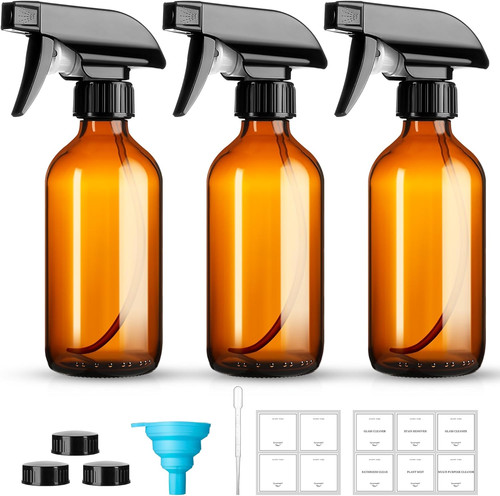 8oz amber glass spray - 8oz,