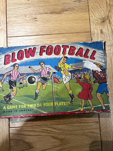 Vintage blow football table - vintage,