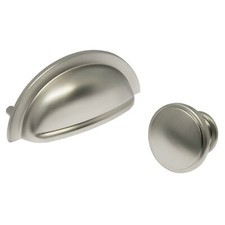 Satin Nickel Cupboard Door /