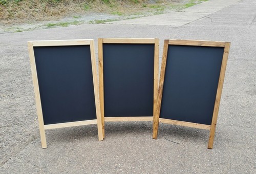 Wooden board sandwich - a-board,