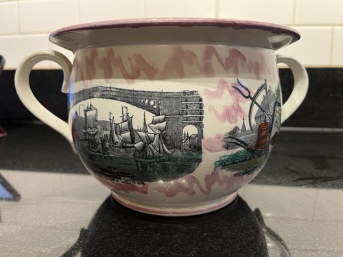 Sunderland antique pink lustre - pink,