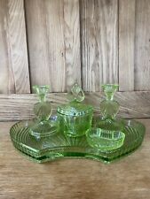 Vintage Art Deco Lime Green