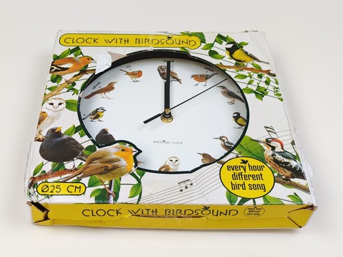 Geezy singing bird wall clock - singing,