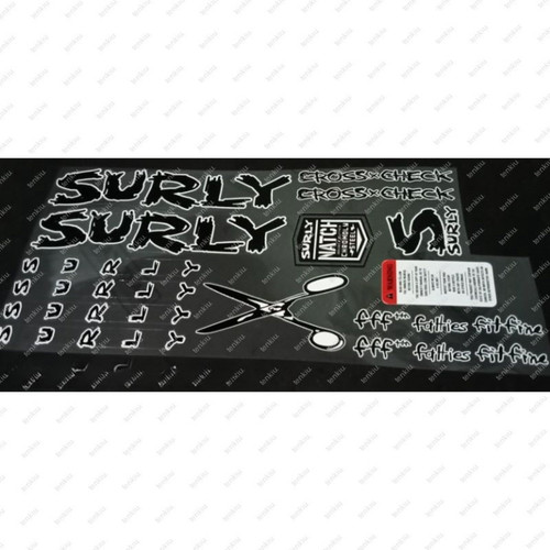 Surly cross check frame decal - surly,