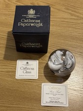 Caithness Glass Paper Weight Snow Trail