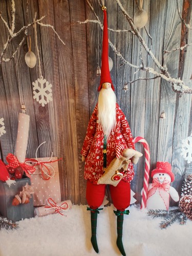 Tilda style santa handmade - tilda,