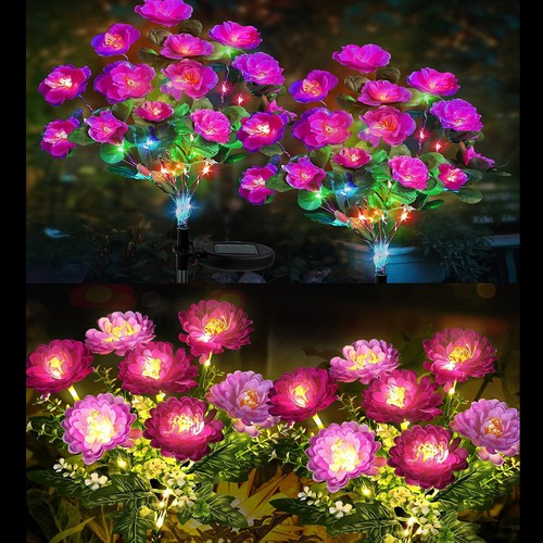 Solar powered flowers - 2x,