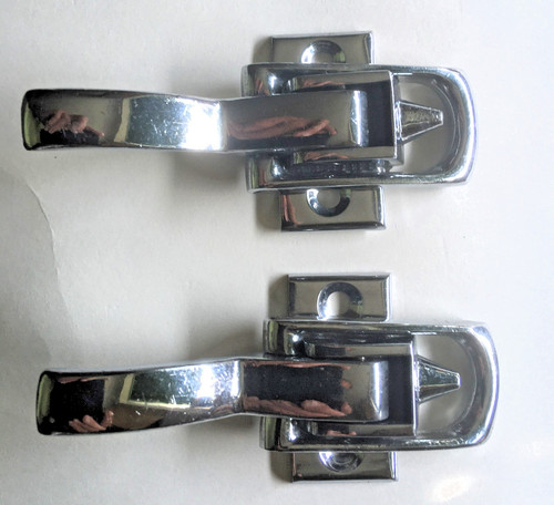 Pair nos chrome - of, hood