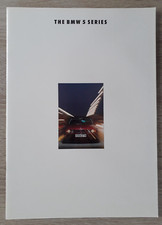 BMW 5 Series E34 Brochure 1993
