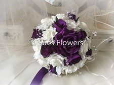 CADBURYS PURPLE & IVORY brides