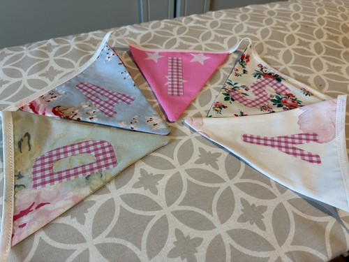Personalised bunting fabric - bunting,