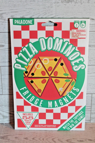 Pizza dominoes fridge magnets - dominoes,