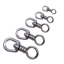 Longline Fishing Stainless Steel Fishing Swivel 1#-5# Fishing Snaps Connector