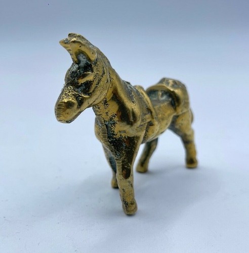 Brass donkey mini - donkey, ornament