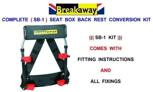 Breakaway seat box - box, back