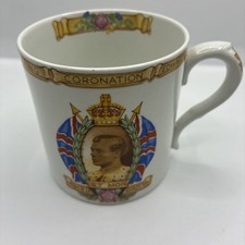 King Edward VIII Coronation Mug 12th May 1937 Vintage Commemorative Shelley