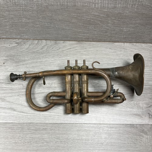 Antique besson cornet 1860s - cornet,